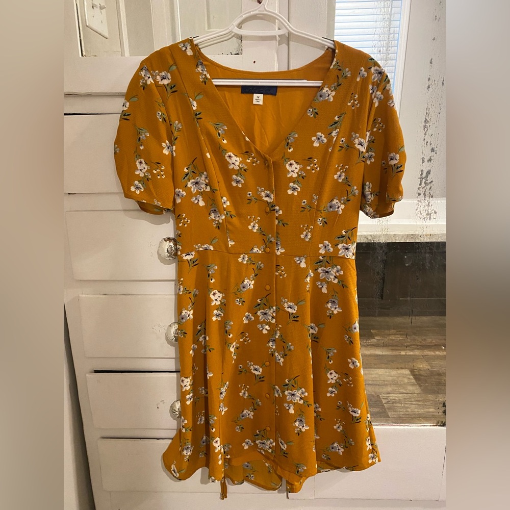 Blue Rain Babydoll dress, Size Medium
